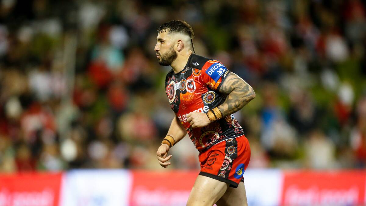 Moving around: Dragons' player Jack Bird said he is keen to lock down one position moving forward in his next two years with the club as they try and build a more competitive squad for a finals push next season. Picture: Anna Warr