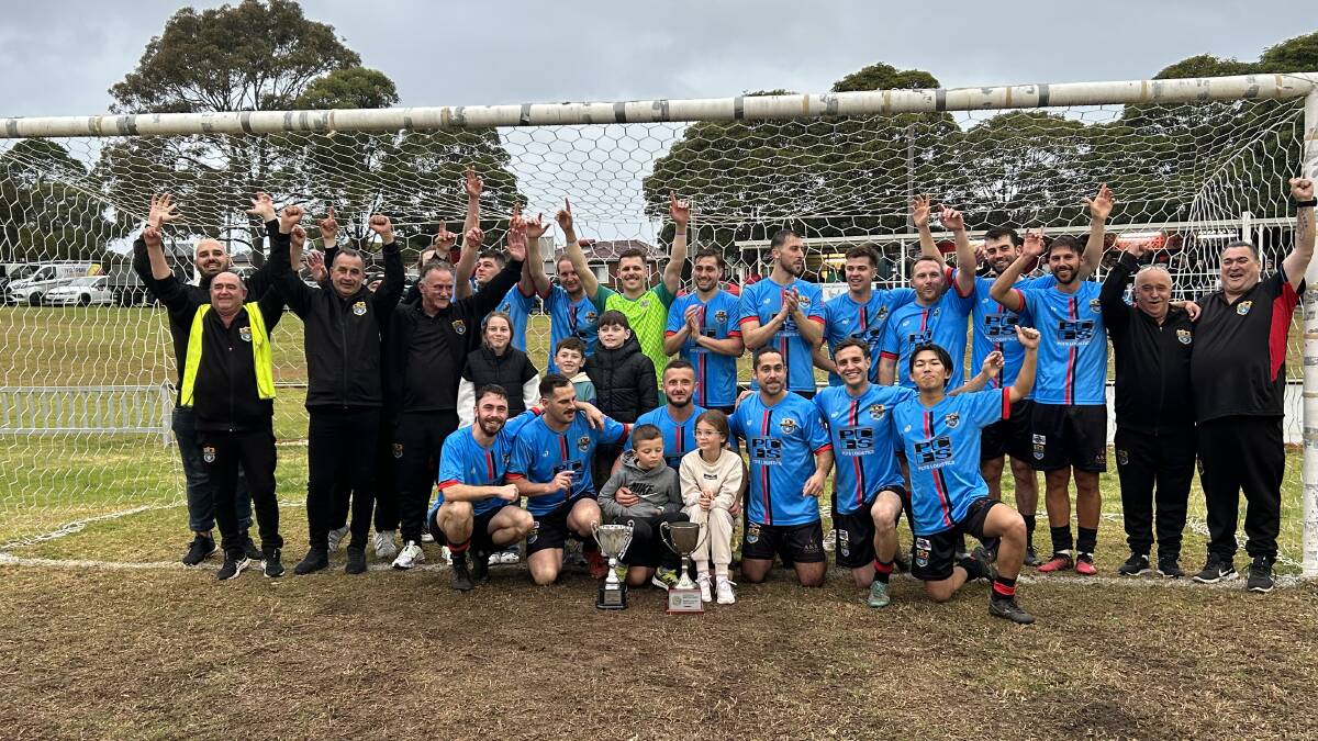 Shellharbour FC, the 2023 District League champions. Picture by Tracy Kidd