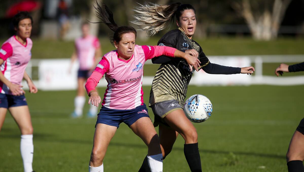 Gutted: Michelle Carney's first-half goal was cancelled out late-on against APIA Leichhardt. Picture: Anna Warr