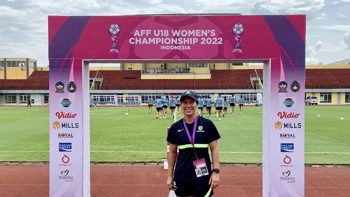 Stella Veith pictured at the AFF under 18 women's Championships last year. Picture supplied