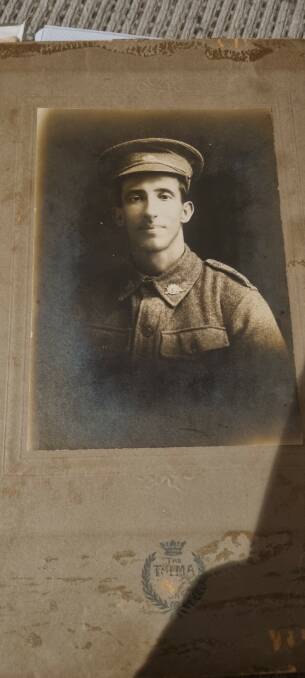 Former player John Wheeler Cram was killed in action in France in 1916. Picture supplied