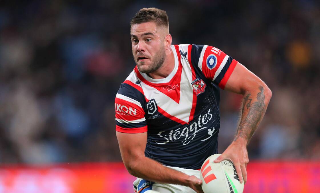 Corey Allan pictured playing for Sydney Roosters. Picture - Getty Images
