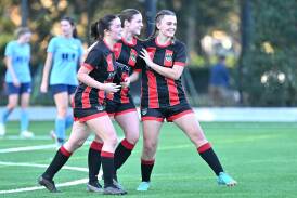 Shellharbour's senior female side will take on UTS FC on Sunday, June 2 in the Football NSW State Cup. Picture - Richieriches Sports Shots