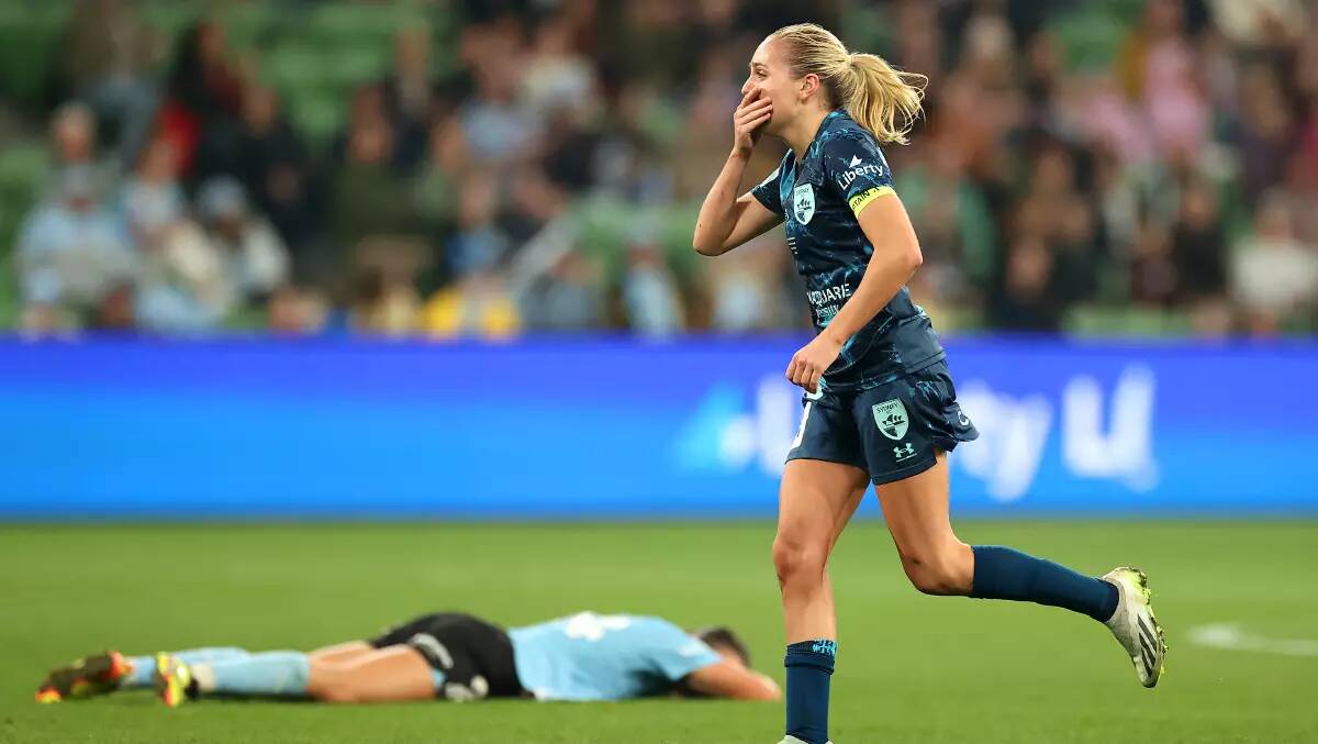 Figtree junior Mackenzie Hawkesby won player of the match in Sydney FC's 1-0 win against Melbourne City in the ALW grand final. Picture - Kelly Defina/Getty Images