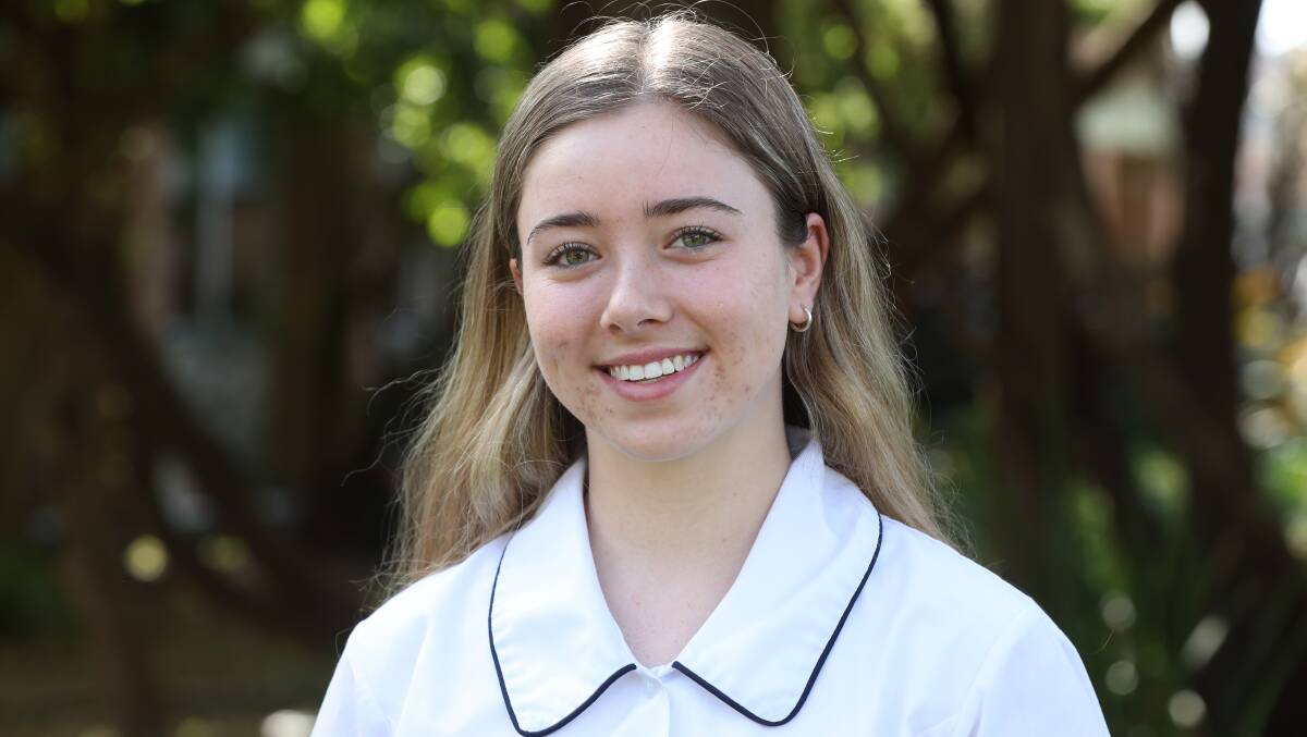 Figtree High School student, Madison Newman. Picture by Robert Peet.
