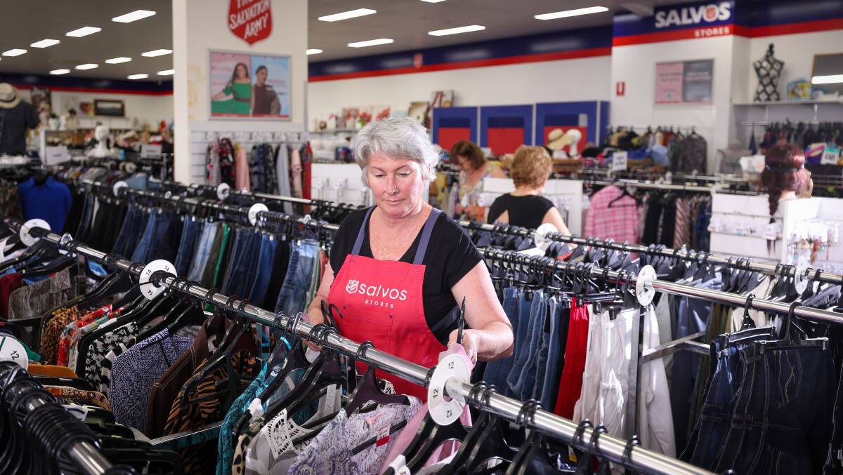Store manager Kylie Mesiti at the Dapto Salvation Army op shop. Picture by Adam McLean