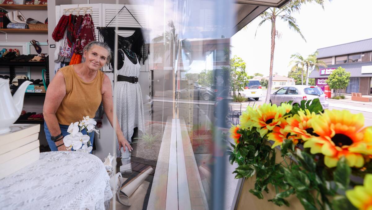 Store owner Alana Dale at The Second Hand Clothing Shop in Warilla. Picture by Adam McLean