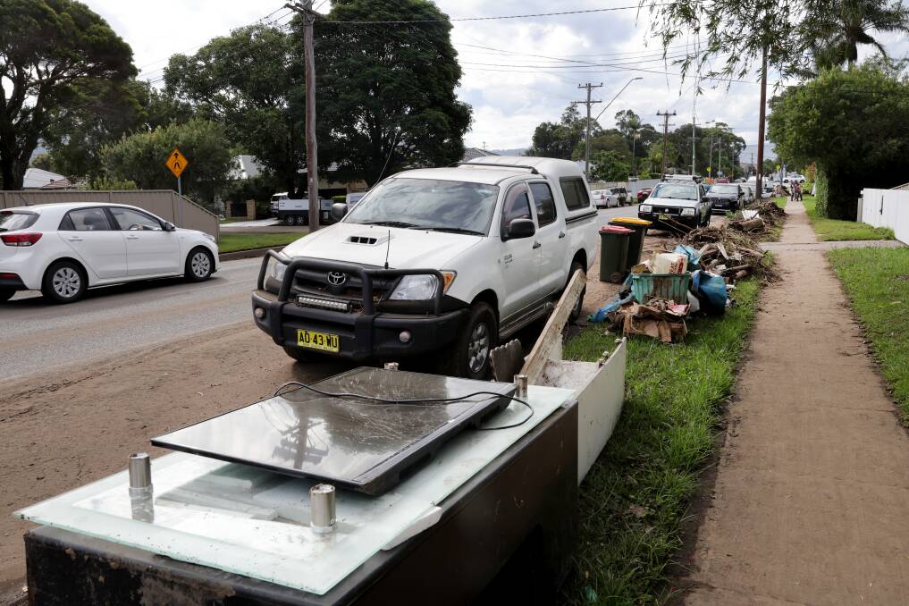 Residents have lost furniture and belongings because of the flood. Picture by Sylvia Liber