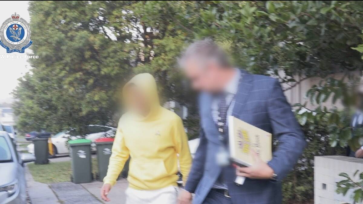 The three men were arrested on Friday. Picture: NSW Police