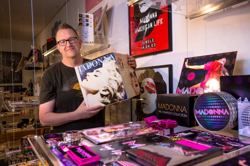 Jerry Kirbell's Madonna memorabilia collection is in pristine condition. Picture by Sitthixay Ditthavong