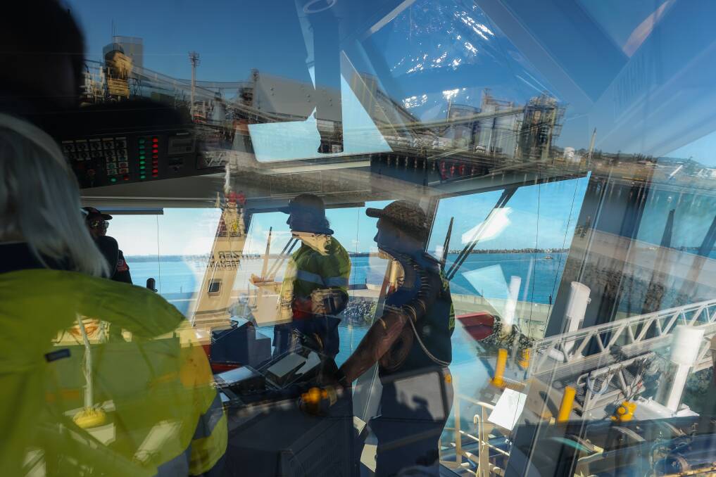 May 22. Fire & Rescue NSW & Svitzer take part in a joint training exercise in Port Kembla harbour. 