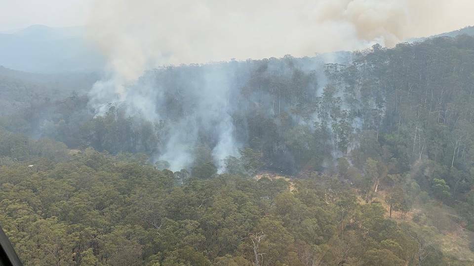 The Deua River Valley fire which began on Thursday, December 26 has now consumed 110 hectares.