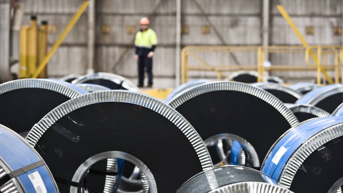 BlueScope has upped its profit forecast on better steel prices. Picture: LOUIE DOUVIS