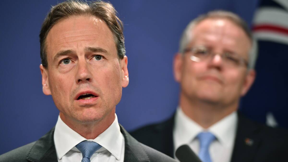 Minister for Health Greg Hunt issued the apology on Wednesday. Picture: AAP