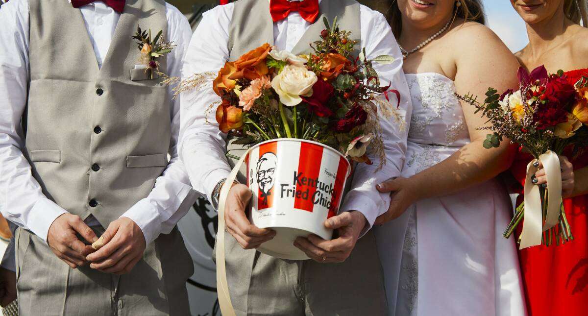 KFC offering six couples a $35,000 catered wedding package