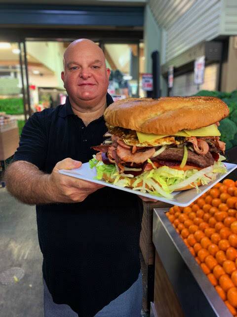Could you devour Wollongong's 4kg Bruce Almighty Burger?