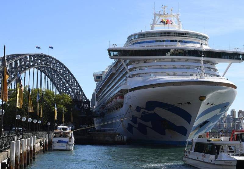 All cruise ships in Sydney will be held until any patients with respiratory issues are tested.