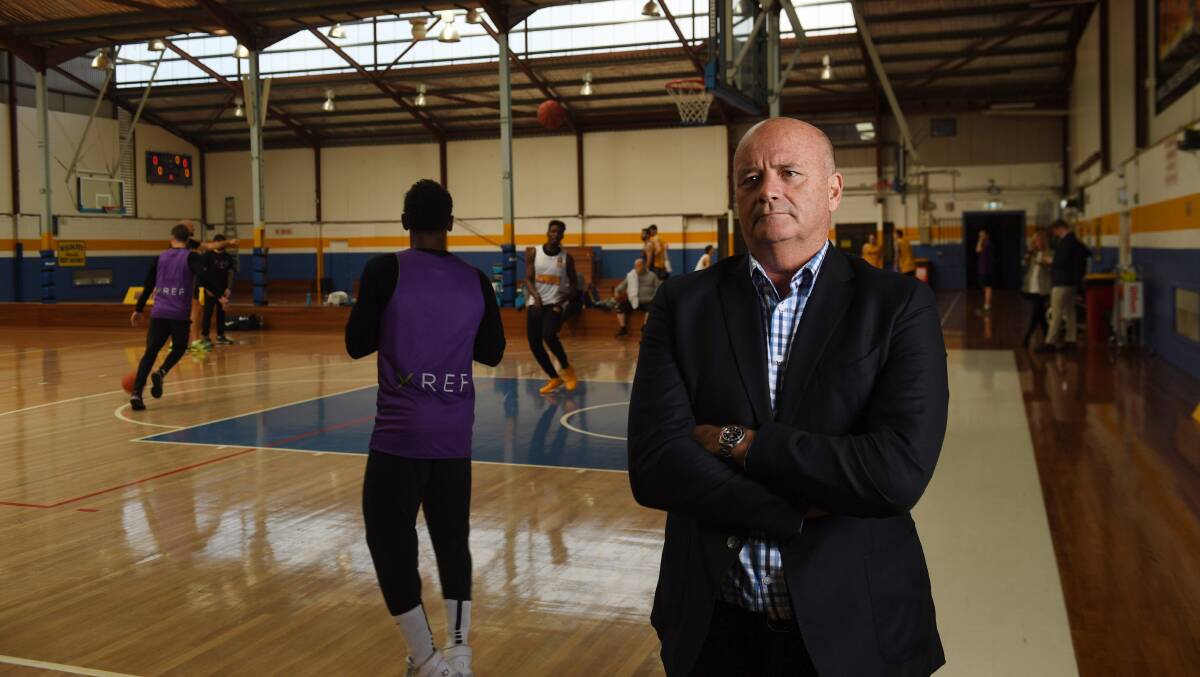 Paul Smith at the Sydney Kings training in Auburn. Picture: Nick Moir