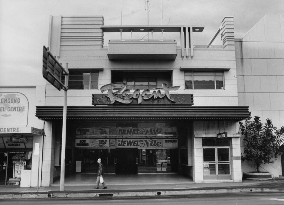 An old photo of Wollongong's Regent Theatre.
