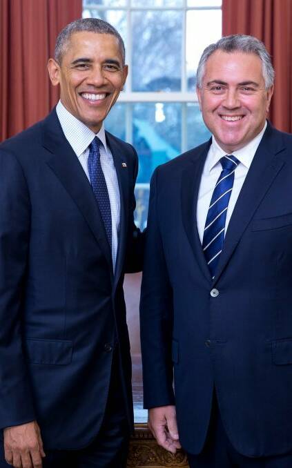 Glamour posting: I nearly puked when it was announced that Joe Hockey, pictured with Barack Obama, would be Australia’s ambassador to the United States.