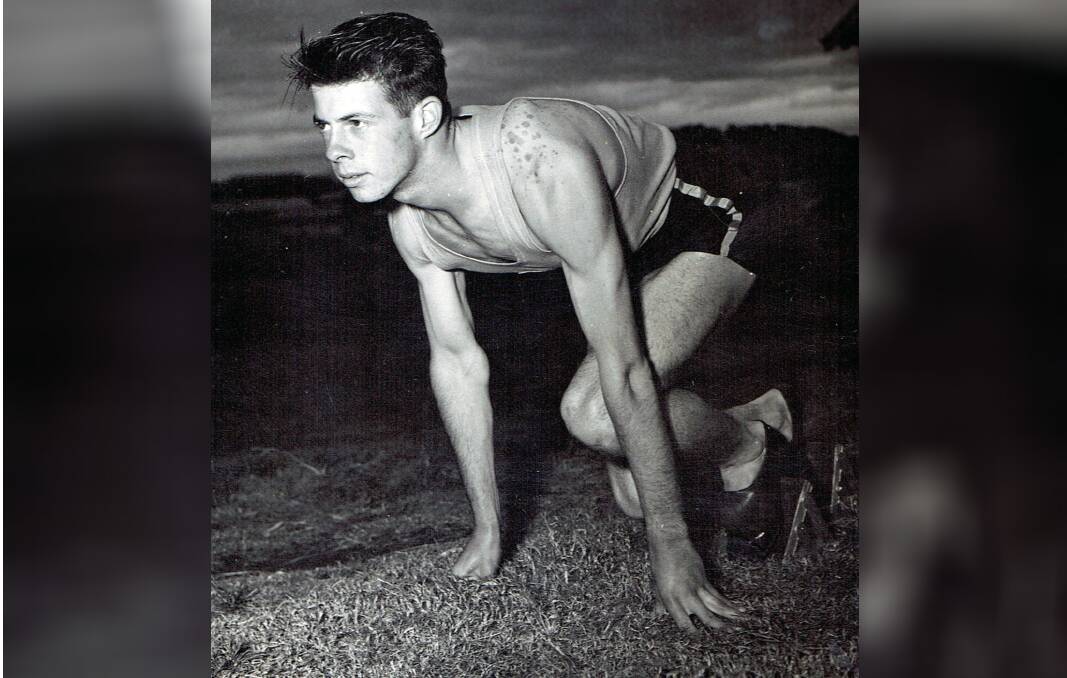 Gone in a flash: Wollongong's David Johnson, known as the "Wollongong Flash", competed at the 1950 Empire Games in New Zealand. 