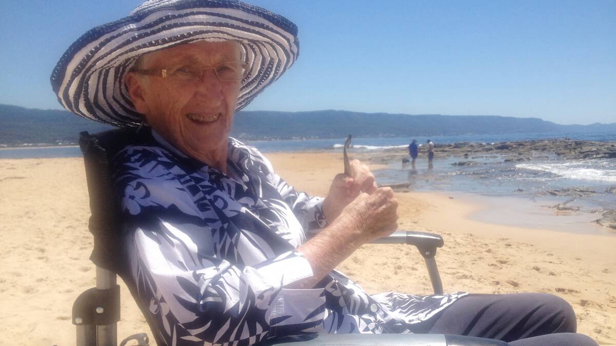 Shirley Fowler, 92, developed pressure ulcers on both her feet in 2017. Picture: AAP