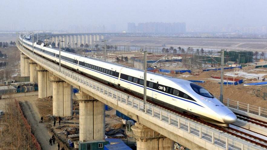 In 2012 China opened the world’s longest high-speed rail line stretching 16,000km Photo: Reuters