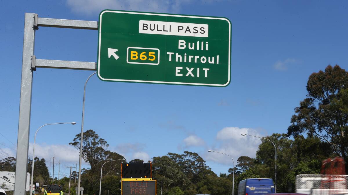 Bulli Pass to re-open three days early