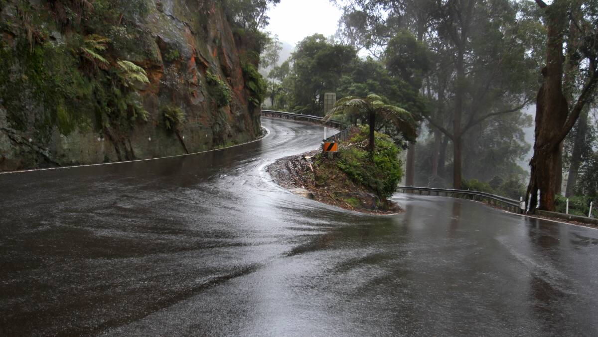 Macquarie Pass will close for maintenance work next week. Picture: ORLANDO CHIODO