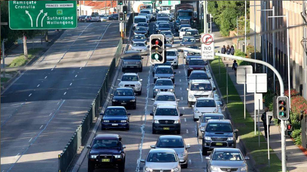 Labor has pledged to scrap the proposed F6 motorway between Arncliffe and Kogarah. Picture: JOHN VEAGE