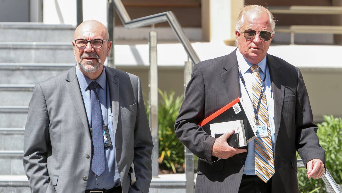 Investigators: Detectives Frank Sanvitale, left, and Damian Loone who were pivotal in bringing the Grimmer case before the courts. Picture: Adam McLean