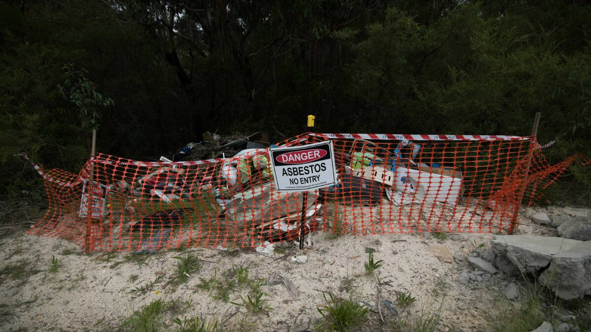Fines will increase tenfold for individuals and corporations found to illegally dump asbestos. Picture: Wolter Peeters