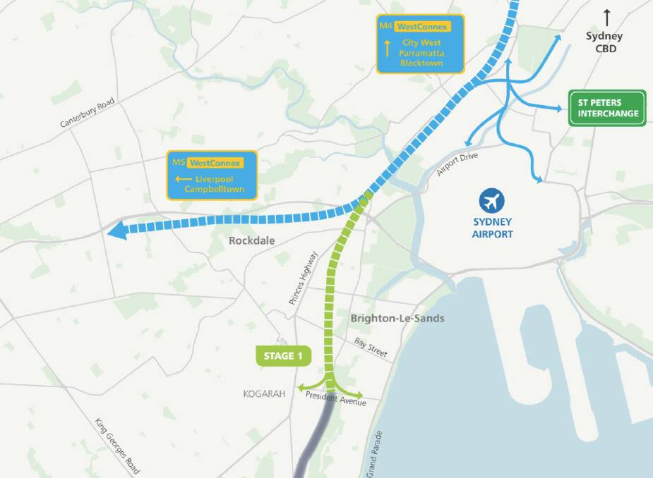 The first section of the F6 Extension to be built will be a four-kilometre tunnel.