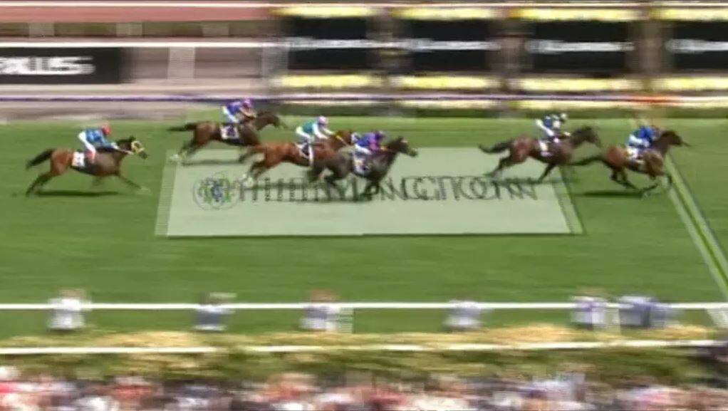 Cross Counter crosses the finish line. Picture: SEVEN NEWS