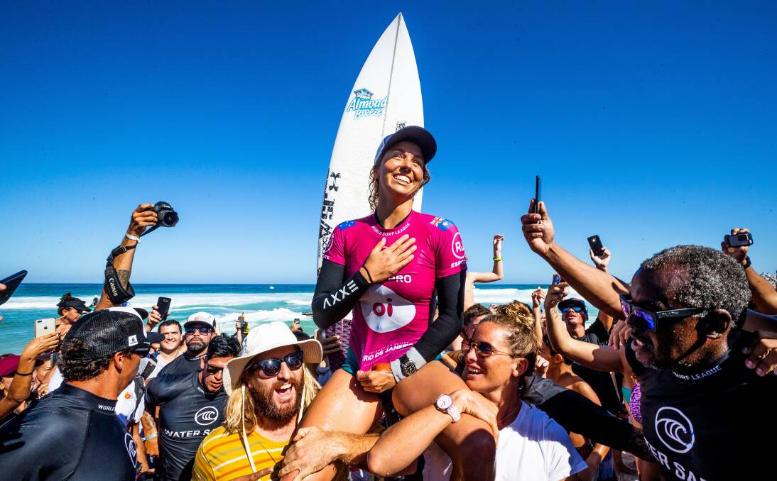 Gerroa's Sally Fitzgibbons is the new world No.1. Picture: AAP
