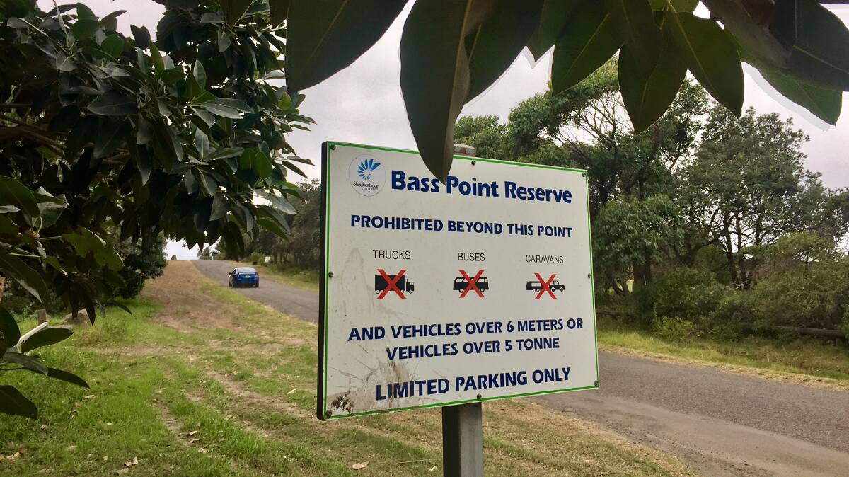 A man died at Bass Point on Monday.