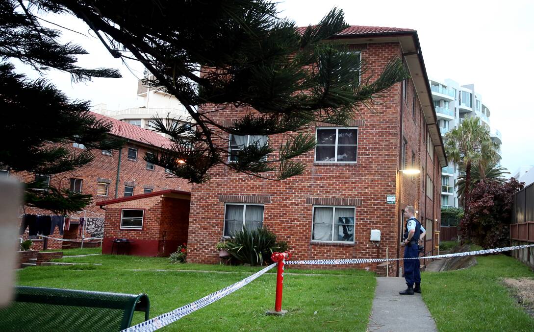 The North Wollongong apartment block where Allan Demsey was killed last year. Picture: Sylvia Liber