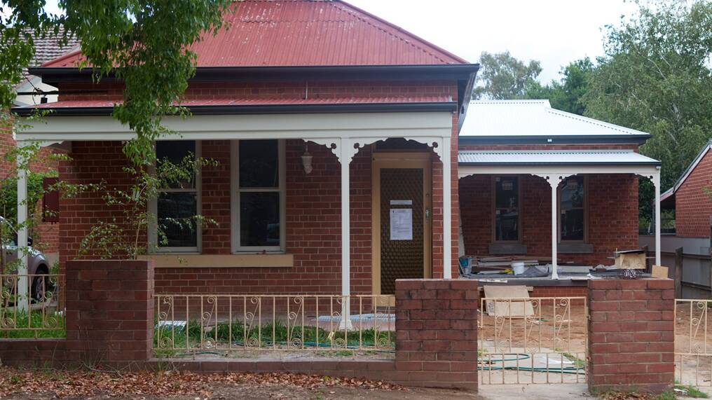 Narelle Oehm’s current restoration project (four weeks from completion) in Wagga Wagga.