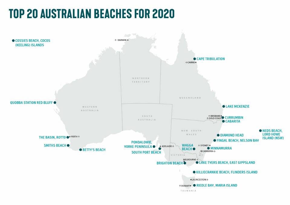 Illawarra beach makes top three on best Australian beaches list