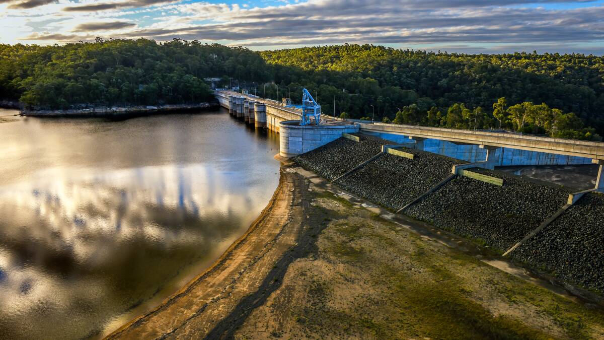 Sydney's main reservoir, Warragamba Dam, was among areas with the poorest results in the water audit. Picture: Brendan Esposito