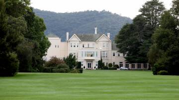 Government House in Canberra, where Prime Minister Scott Morrison requested the Governor-General issue writs for the next election. Picture: James Croucher