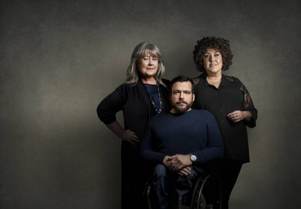 THOUGHT PROVOKING: Noni Hazlehurst, Kurt Fearnley and Casey Donovan are the hosts of new SBS documentary series What Does Australia Really Think About.