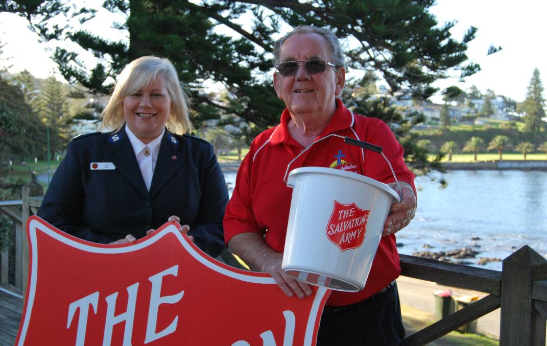 RAISING FUNDS: The Salvation Army's Karen Walker and Graeme Packer prepare to knock on doors come May 27 - 28.