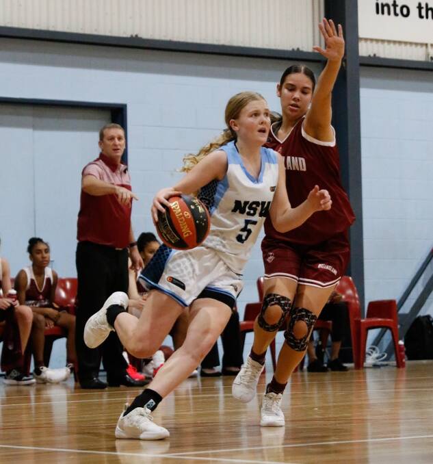 Asha Phillips in action for NSW Country. Photo: BNSW