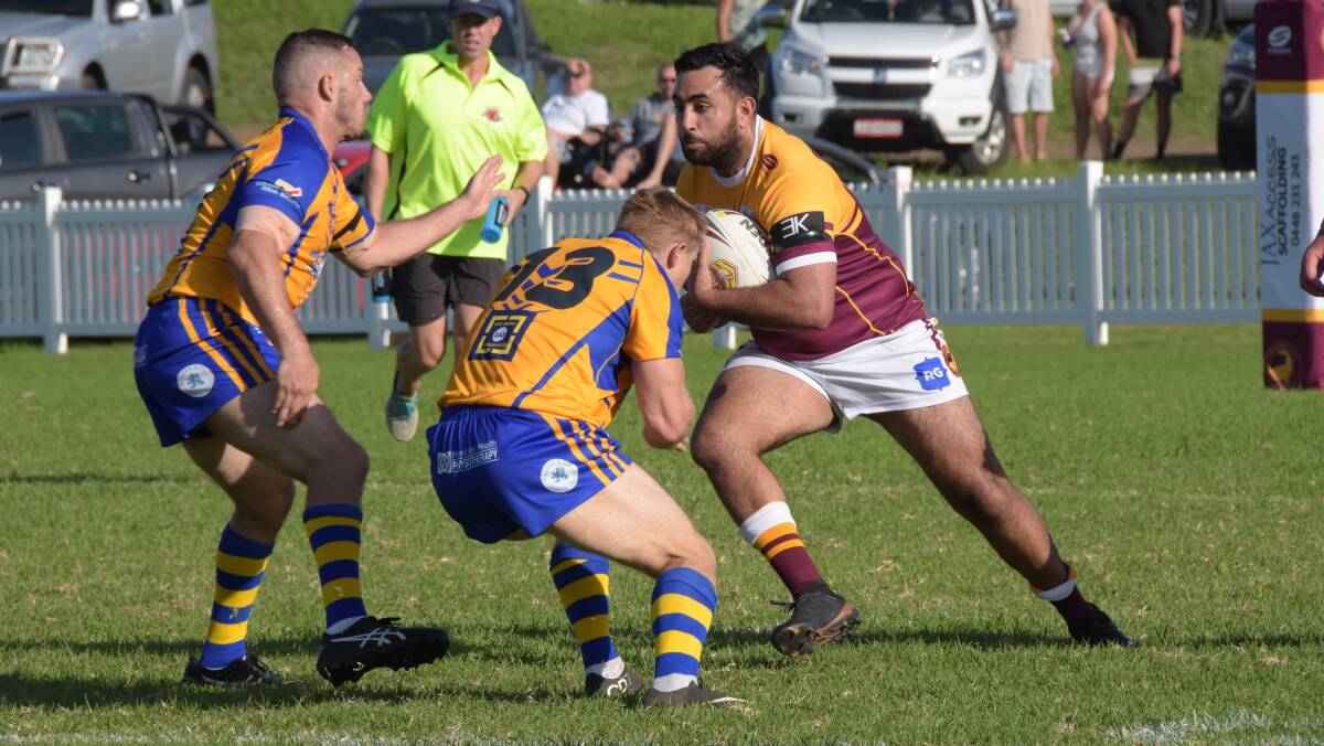 Abe Atallah and his Shellharbour Sharks will battle the Warilla-Lake South Gorillas on Sunday. Photo: Courtney Ward