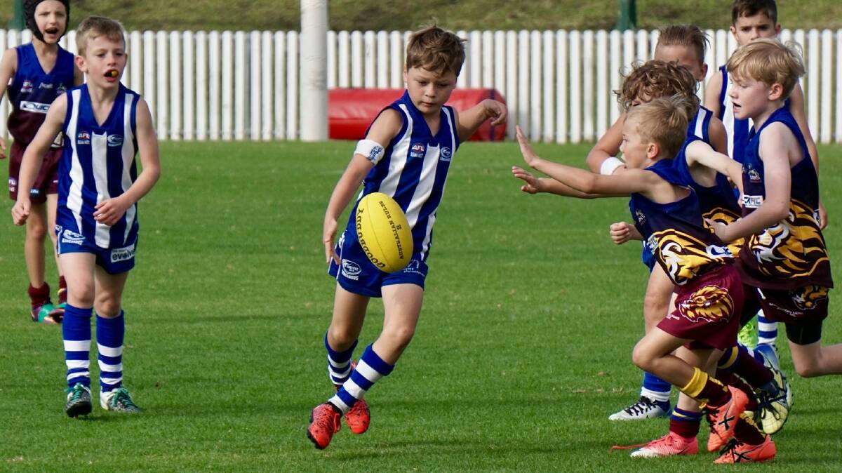 The season is over for AFL South Coast Illawarra junior players. Photo: Supplied