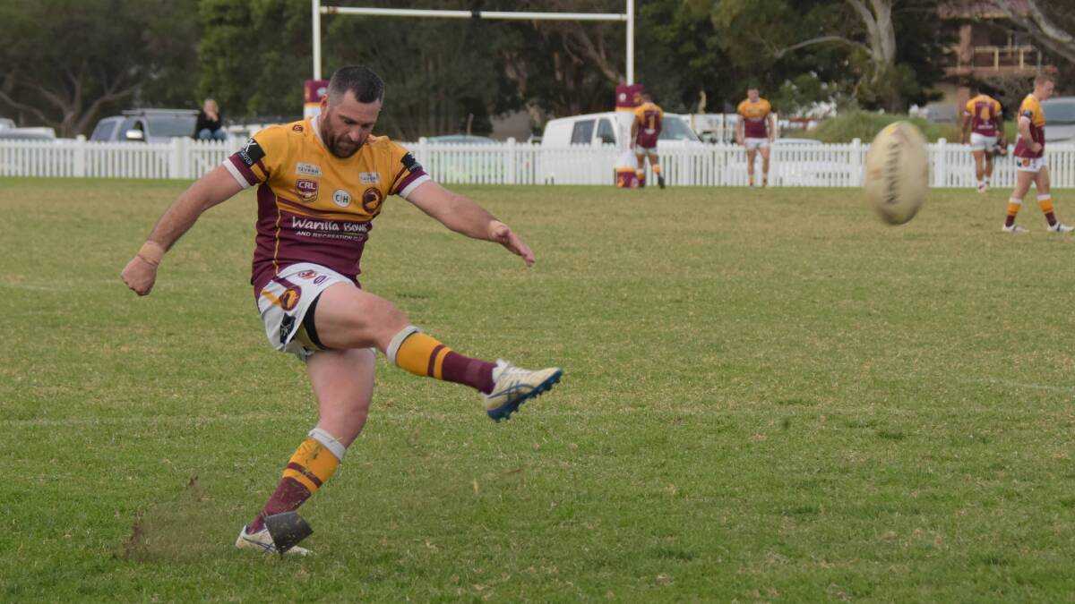 Matt Carroll will have the honour of leading the Sharks onto Ron Costello Oval for the first time in their centenary season. Photo: Courtney Ward