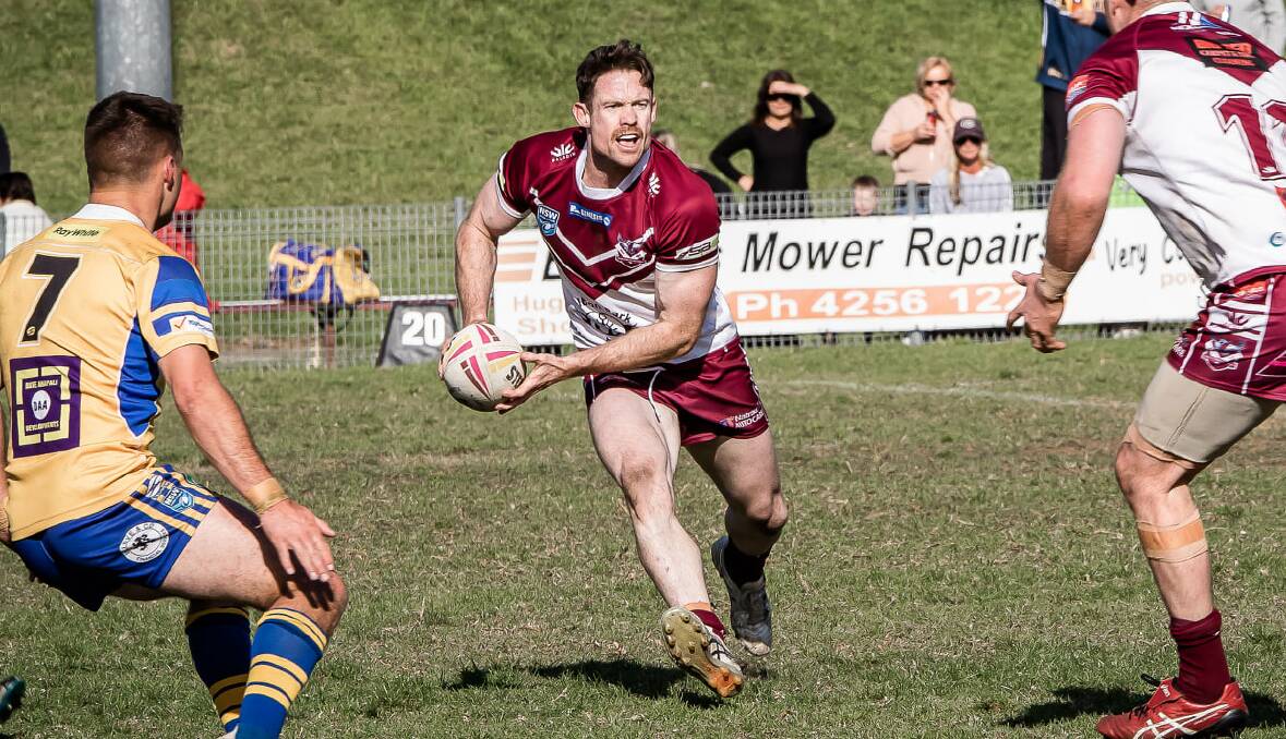 Sam Clune is the heartbeat of the Albion Park-Oak Flats Eagles' offence. Photo: Margo Jane