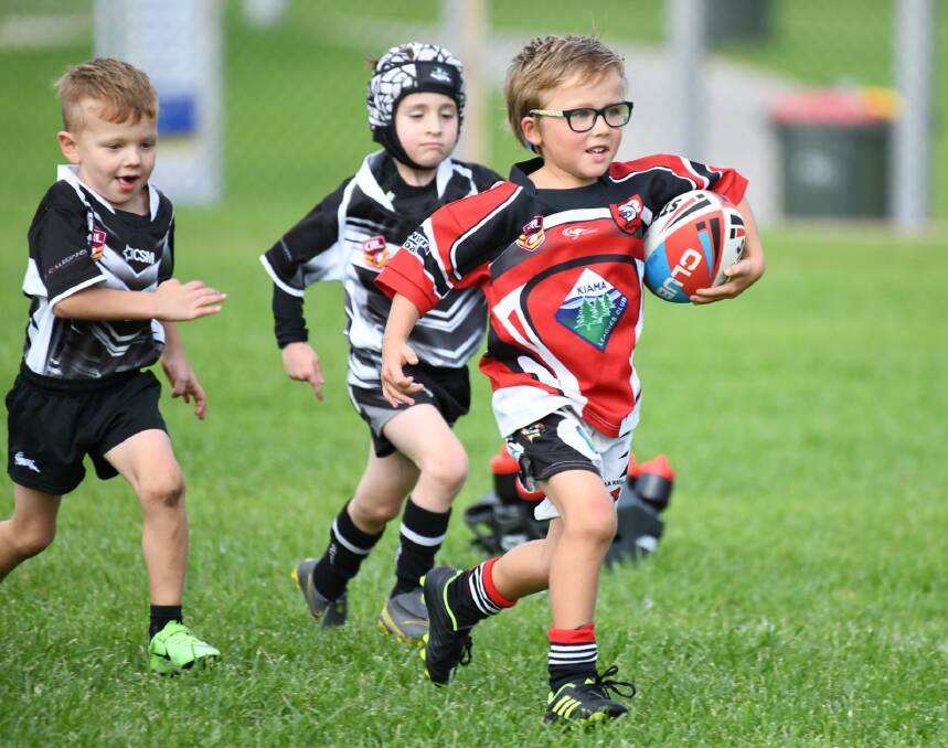 Group Seven Rugby League juniors will return to the field this weekend. Photo: Kristie Laird