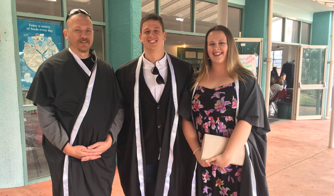 Graduation: Students from Five Islands Secondary College graduated on September 22, and many have plans to continue studying. Picture: Nicole Johnstone. 
